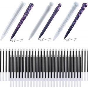 Lot De 111 Moules En R&eacute;sine &Eacute;poxy, 3 Stylos Moules En Silicone, En R&eacute;sine, En Silicone, Moule &Agrave; Moule, 100 Recharges, 5 Gouttes En Plastique Pour Moulage En R&eacute;sine - Neuf