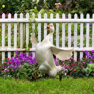 Piquet de jardin décoratif en forme doie plate 2D pour parterre de - Neuf