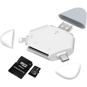 Lecteur de Carte SD pour i-Phone/USB/USB 3.0,Lecteur de Carte SD pour i-Phone, i-Pad, i-Pad Pro,i-Pod, Android, Huawei,Samsung, PC, Macbook Pro/Air - Neuf