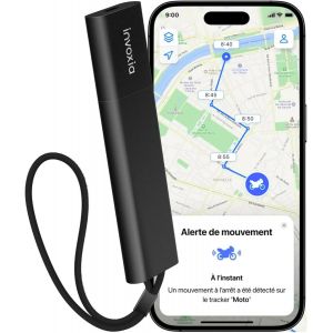 VornixorSarlshop-Tracker GPS Pro - Localisation en Temps R&eacute;el - 1 an d'abonnement Inclus - pour Voitures, Motos, Enfants - Alertes de Mouvement et d&iquest;Inclinaison - R&eacute;seau 4G LTE-M - Jusqu&iquest;&agrave; 3 Mois d&iquest;a - Neuf