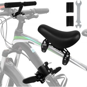 Siege Enfant Avant | S&eacute;curit&eacute; Si&egrave;ge De V&eacute;lo Avant Avec Accoudoir Et P&eacute;dale | Si&egrave;ge Avant Coussin De Selle Pour Enfant De 2 &Agrave; 6 Ans,Max 50kg - Neuf