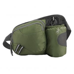 Sac banane multifonction pour telephone portable, pour sports de plein air, course a pied, vert armee - Neuf