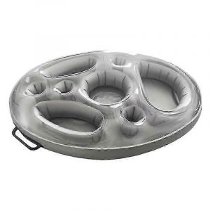 Flotteur Gonflable Pour Piscine, Plateau Pour Nourriture Et Bière, Matelas Pneumatique Pour Piscine, Porte-Eau, Nourriture Et Boisson, Anneau Pour Fête D'été - Neuf