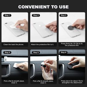 Magnétique De Voiture De Téléphone Titulaire, Universel Support Pour Smartphone Pour Accessoires De Voiture Compatible Avec L'iphone 13 12 Pro Max Samsung Galaxy Note Oneplus Huawei - Neuf