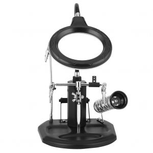 Loupe eclairee par LED, etabli auxiliaire de soudage, support de reparation, TE-802 - Neuf