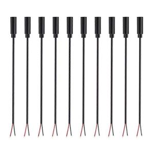 10Pcs Remplacement 3.5mm Femelle Jack à Fil Nu Extrémité Ouverte 2 Pôles Mono 1/8 pouce 3.5mm Jack Plug Conn - Neuf