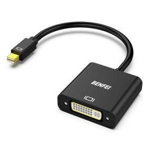 TIANYI-Adaptateur Mini DisplayPort vers DVI, Mini DP(Thunderbolt 2) vers DVI compatible avec MacBook Air/Pro, Microsoft Surface Pro/Dock, moniteur, projecteur et plus - Neuf
