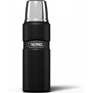 Jgd-Thermos En Acier Inoxydable 470 Ml, Noir Mat, 0,47 L - Neuf