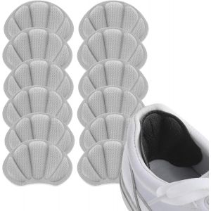 Kalanka-Lot De 6 Paires Coussinets, Coussinet Talon Chaussure Homme Et Femme Protege Talon Chaussure, Semelle Chaussure Trop Grande, &Eacute;pais, Autocollants, Pour L'arri&egrave;re Du Talon - Neuf