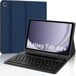 Lbgwp60 Clavier Pour Samsung Galaxy Tab A9 Plus 11"",Coque Avec Clavier Galaxy Tab A9+,Italien Bluetooth Amovible Keyboard Pour Samsung A9plus Tablet 2023 11"",Navy - Neuf