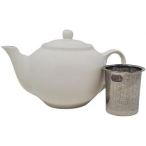 Cmws-Mcentee's Dublin Théière En Céramique 600 Ml (2 Tasses) Avec Infuseur Amovible En Acier Inoxydable - Neuf