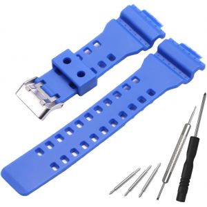Kal-Bracelet De Montre De Rechange En R&eacute;sine Pour Casio G-Shock Gd120/Ga-100/Ga-110/Ga-700 Bracelet Pour Homme - Neuf