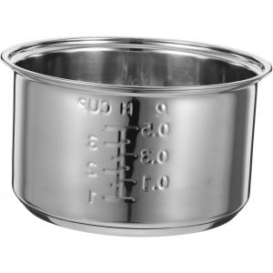Rev&ecirc;tement Int&eacute;rieur De Cuiseur &Agrave; Riz en Acier Inoxydable Remplacement De La Casserole Int&eacute;rieure De 1 6 L pour La Cuisson Domestique - Neuf
