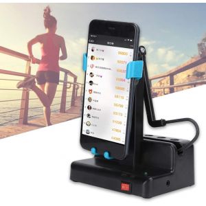 Agitateur De T&eacute;l&eacute;phone Portable Balan&ccedil;oire Telephone T&eacute;l&eacute;phone Portable Podom&egrave;tre Tapes Automatiquement Le Secoueur De T&eacute;l&eacute;phone Avec Support R&eacute;glable Supports Pour Appareil Photo[Z1845] - Neuf