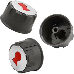 Ulteronixshop-Lot de 3 boutons de rechange pour br&ucirc;leur &agrave; gaz 69893 compatibles avec Weber Spirit 200 et 300 Series (avec commandes avant) ann&eacute;es 2013 et plus r&eacute;centes - Neuf