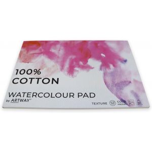 Kalanka-Bloc Aquarelle A4 Press&eacute; &Agrave; Froid - 300 G/M&sup2; - 100% Coton - 12 Feuilles, Blanc - Neuf