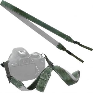 Sangle Appareil Photo,Cordon Appareil Photo,Courroie Appareil Photo Cuirs Réglable pour Appareil Photo Système et Petit DSLR,Vert - Neuf