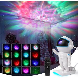 Projecteur D'Astronaute, Projecteur De Ciel &Eacute;toil&eacute; Led, Avec T&eacute;l&eacute;commande Et Minuterie, Projecteur Galaxie 3D, Veilleuse Et Veilleuse, Pour Chambre D'Enfant Et Home Cin&eacute;ma &iquest; Id&eacute;al Comme Cadeau - Neuf