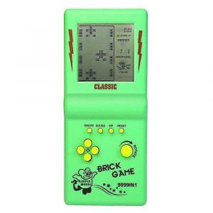 Console De Jeu En Briques Avec &Eacute;cran De 3,5 Pouces, Jeu Classique, Puzzle Nostalgique, Jouets Pour Enfants, Vert - Neuf