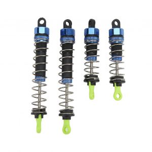 4pcs rc voiture amortisseur avant et arri&egrave;re alliage d'aluminium plastique installation facile 12428 0016 amortisseur pour WLtoys - Neuf