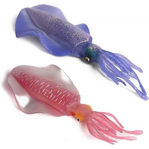 Nouveau produit,2pcs Réaliste Reef Squid Modèle Jouets,Collection de figurines d'animaux de la vie marine simulée - Neuf