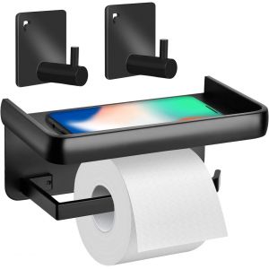 Porte-rouleau de papier toilette Surround, cintre pour papier toilette, étagère pour rouleau de papier, étagère pour rouleau de papier - Neuf