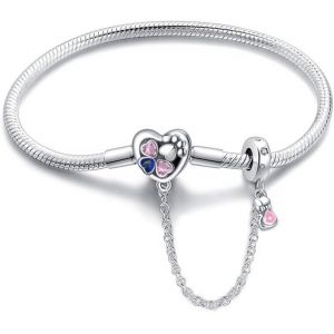 Kalsw-925 Bracelets De Cha&icirc;ne En Argent Serpent Pour Fit Bracelets Charms Europ&eacute;ens Bead En Argent Pour Les Femmes Cadeau Pour Les Proches - Neuf
