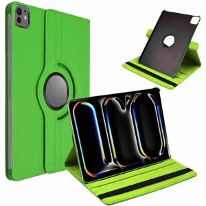 Kalanka-Étui Rotatif Pour Ipad Pro 13"" M4 (2024) A2925/A2926/A3007, Rotation Intelligente À 360 Degrés, Fonction Veille/Réveil Automatique Pour Ipad Pro 13"" (Vert) - Neuf
