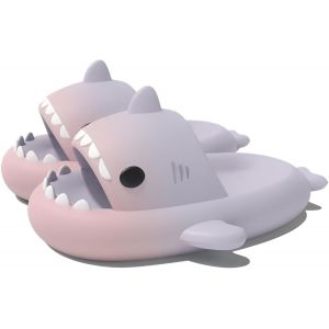 Ihkhu-Claquettes Requin Enfants Chaussons De Maison Pantoufles De Bain Fille Garçon Chaussures Pour Piscine Et Plage Et Douche Shower Tongues Plates Antidérapant Sandales Été - Neuf