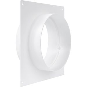 KALANKA-Bride de raccord de conduit de 125 mm, bride de tuyau droite en plastique pour système de ventilation de chauffage et de refroidissement (12,5 cm) - Neuf
