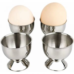 Coquetier 4 Pièces, Casier À Oeufs En Acier Inoxydable, Casier À Oeufs, Coquetier, Coquetier De Canard, Coquetier, Petit-Déjeuner, Ustensiles De Cuisine Pour Le Dîner - Neuf