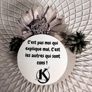 sticker personnalis&eacute; - kaamelott - explique mal - fait main - Neuf