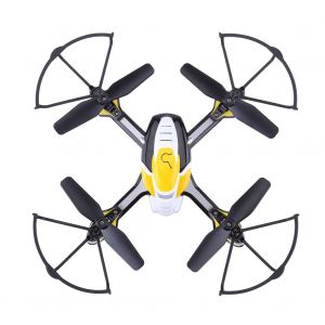 Drone Fpv Quadcopter Mode Sans Tete Maintien D'altitude Helicoptere Rc (Controle Wi-Fi Jaune) - Neuf