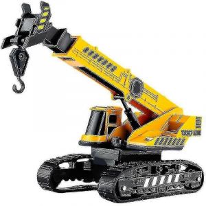 Crawler Crane Toys Simulation Engineering Car Model Children's Toy-Jaune - Neuf