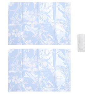 HJLIAN Lot de 2 sacs de rangement sous vide transparents pour couvertures, vetements, couettes, 40 x 60 cm - Neuf