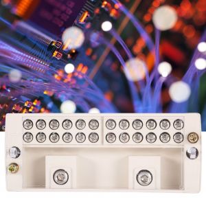 Boite de jonction electrique pour compteur domestique monophase JHD-6/B, 2 entrees 12 sorties - Neuf