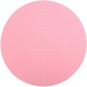 AYUHR-P Mat, Tapis en Silicone pour Plateau Tournant à Gâteau, Plateau Tournant en Silicone, Tapis à Gâteau Antidérapant pour Plateau Tournant Tapis de Cuisson en Silicone Résnt à - Neuf