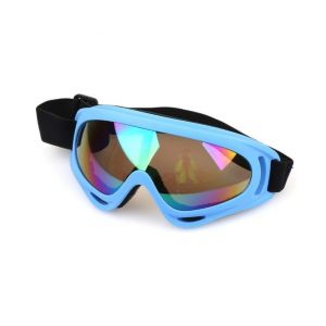 Lunettes Unisexes Polyvalentes Pour Le Ski, Le Snowboard, Le V&eacute;lo Et Plus Encore &iquest; Coupe-Vent, Anti-Poussi&egrave;re, Antibu&eacute;e Et Protection Uv &iquest; Bleu - Neuf