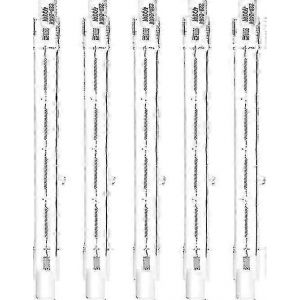 5pcs R7s 118mm 400w Lampe Halogène Crayon Ampoule Dimmable Ac 220-240v 7500lm J118 Linéaire Halogène Projecteur Boris - Neuf