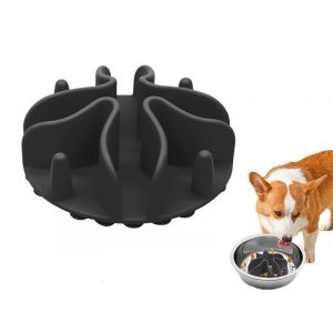 Gamelle En Silicone Pour Chien &Agrave; Alimentation Lente Pour Une Alimentation Saine Et Anti-&Eacute;touffement - Neuf