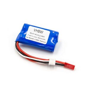 Batterie Vhbw Compatible Avec Quadrophoner Ufo Intruder Drone Multicopt&egrave;re Quadricopt&egrave;re (650mah, 7.4v, Li-Ion)-G&eacute;n&eacute;rique - Neuf