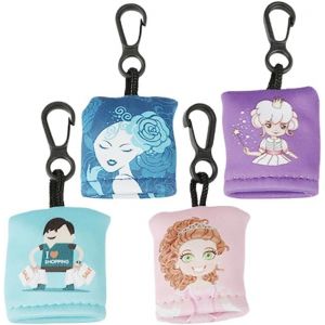 LETNERNY-4 Pi&egrave;ces Porte-Cl&eacute;s En Tissu &Agrave; Lunettes Lingettes D'&Eacute;cran Pour L'&Eacute;lectronique Pour &Eacute;cran De T&eacute;l&eacute;phone Portable Lingette De Nettoyage Pour &Eacute;cran Chiffon Pour Lunettes - Neuf