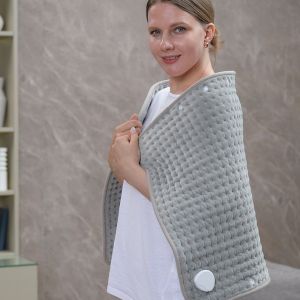 Coussin chauffant th&eacute;rapeutique multifonctionnel, sac chauffant 30*60cm et couverture chaude, avec contr&ocirc;le intelligent de la temp&eacute;rature, 10 r&eacute;glages de temp&eacute;rature et 3 r&eacute;glages de minuterie - Neuf