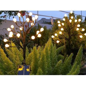 Boule Lumineuse Solaire Led Pour La D&eacute;coration Des All&eacute;es De Jardin - Neuf