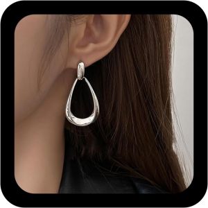 Kal-Boucle D'oreille Goutte D'eau Boucle D'oreille Goutte D'eau Vinatge Boucle D'oreille Goutte D'eau Géométrique Boucle D'oreille Goutte D'eau Géométrique Ovale Bijoux Pour Femmes - Neuf