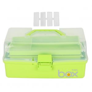 Boite De Rangement Pour Medicaments D'urgence, Portable, Multicouche, Pour La Maison (Vert Clair, Taille L) - Neuf