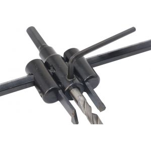 Scie cloche réglable en carbure cémenté pour le travail du bois, alésoir de 30 à 120 mm, pour spots de plafond perforés, perceuse circulaire - Neuf