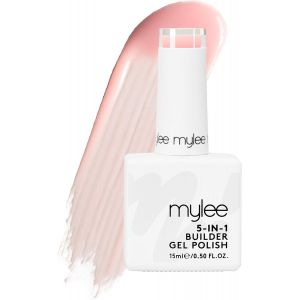 5-In-1 Strengthening Gel Builder 15ml Uv/Led Nail Polish Strong Strong Strong Nail Tips And Extensions For Nail Art, Decals And Jewellery (Light Pink) - Neuf