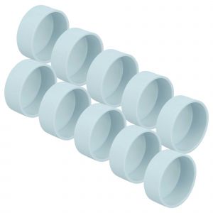 vhbw 10x Bouchon de tuyau pour aspiration centrale, int&eacute;rieur, 50,8mm de diam&egrave;tre / pour tuyau rond 2 - Neuf