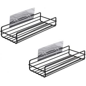 Étagère de salle de bain murale autocollante,sans perçage,supports de cuisine solides - Neuf